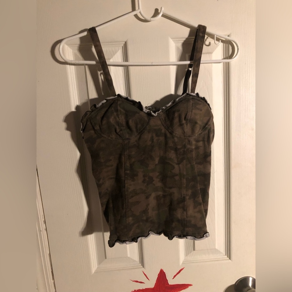 Camo corset top MUDD